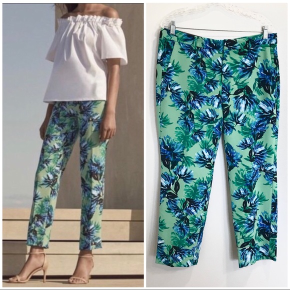 Banana Republic Pants - Banana Republic Printed Avery Floral Ankle Pants